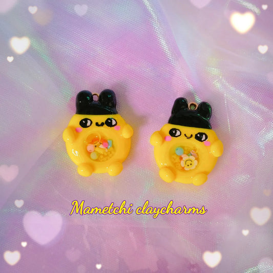 Mametchi Glow-in-the-dark Clay Charm Fuzzy N Chic