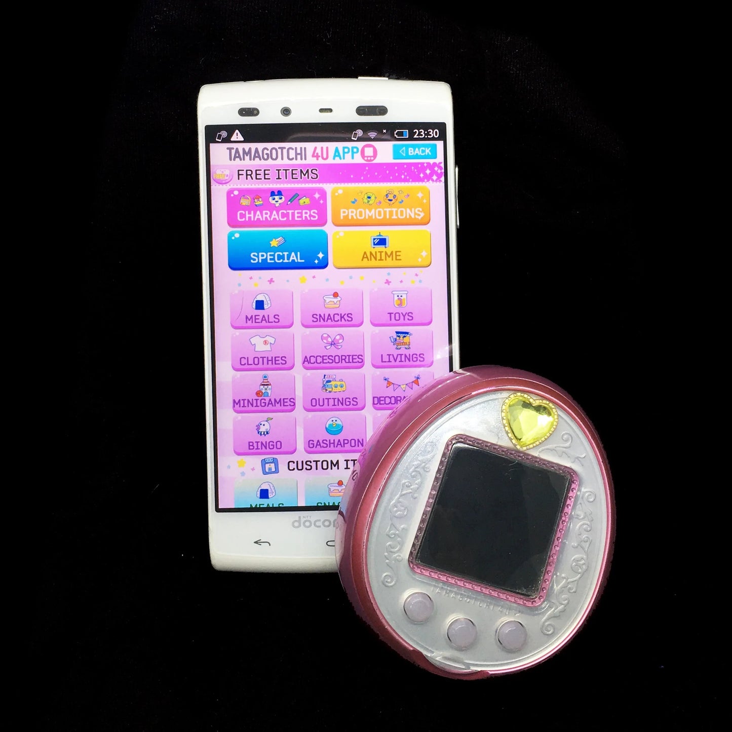 NFC & Infrared 2-in-1 Tamagotchi Compatible Phone - Locked (cannot use with SIM card) Fuzzy N Chic
