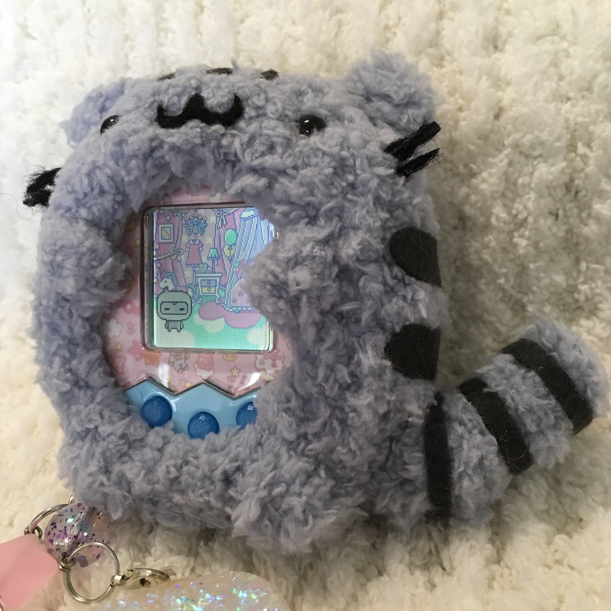 Pusheen Tamagotchi Cover (front facing) Fuzzy N Chic