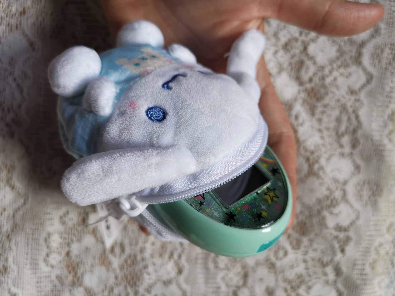 Japan Sanrio Fluffy Plush Toy - Cinnamoroll / Marine
