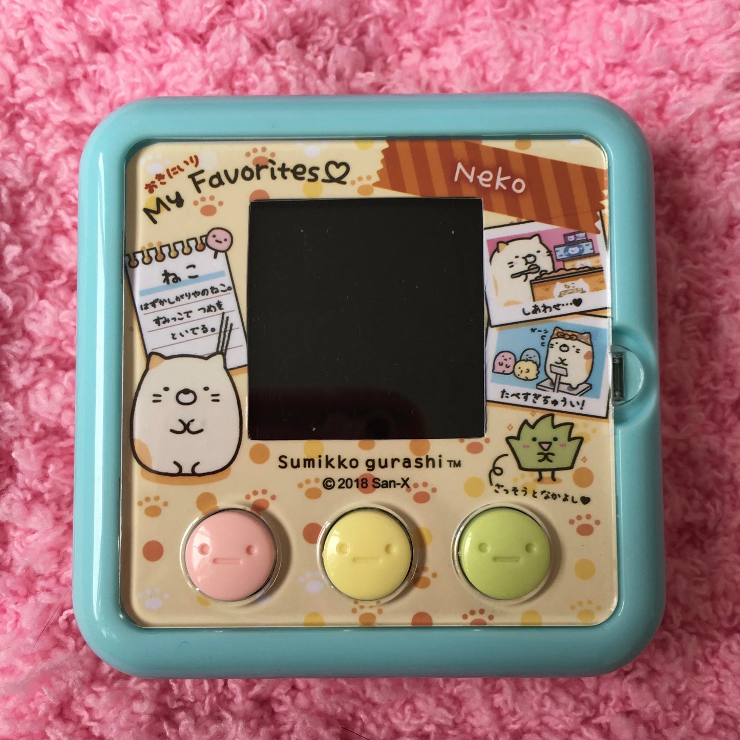 Sumikko Atsume Neko faceplate - 03 Fuzzy N Chic