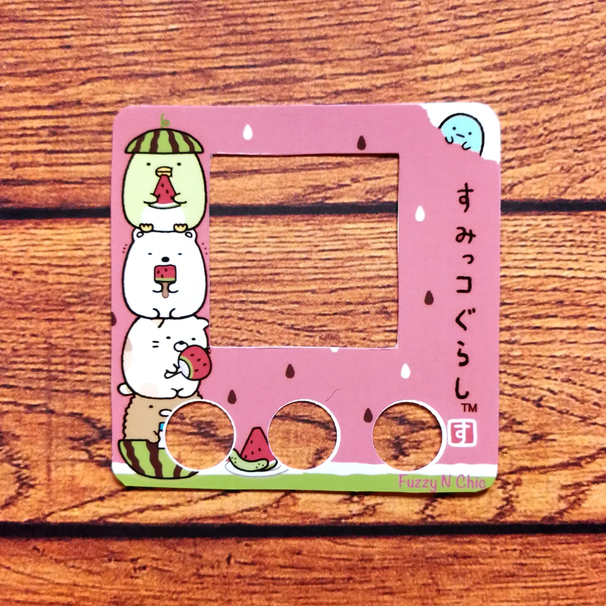 Sumikko Atsume Watermelon faceplate -06 Fuzzy N Chic