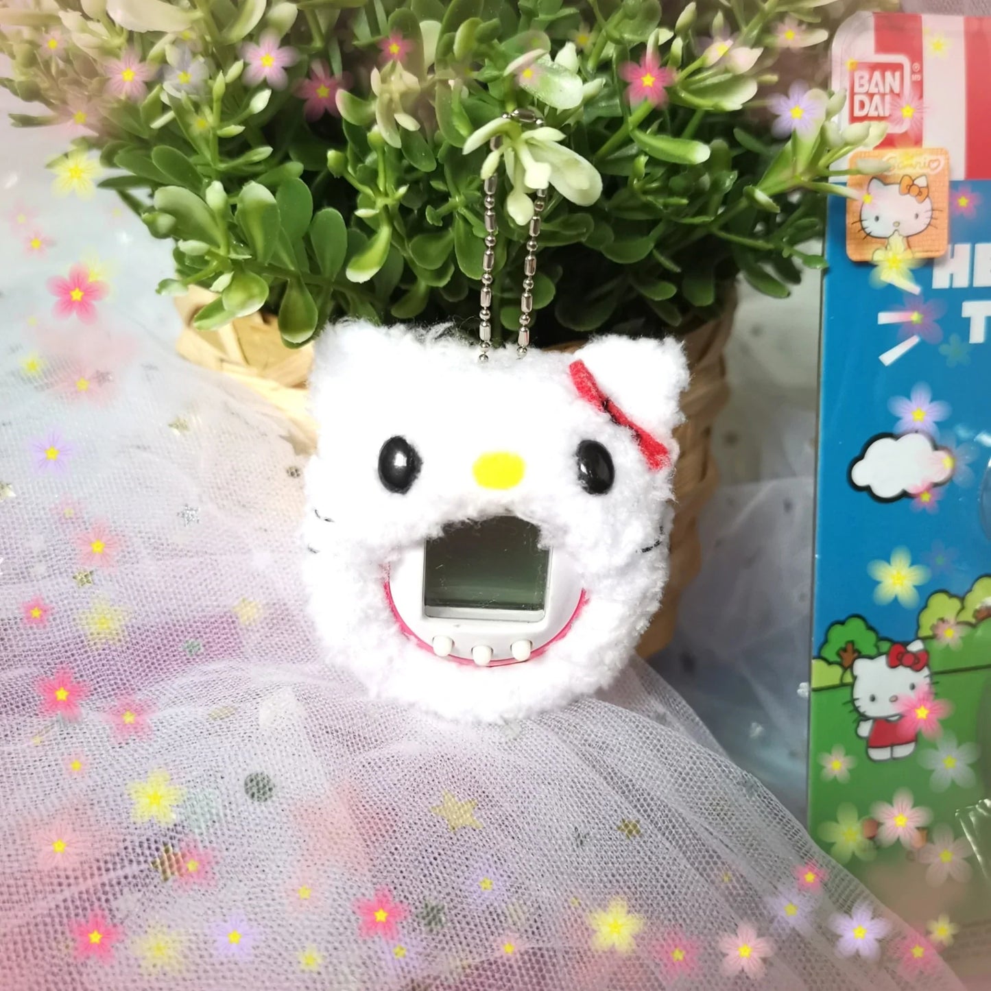 Tamagotchi Crochet Hello Kitty Cover Fuzzy N Chic