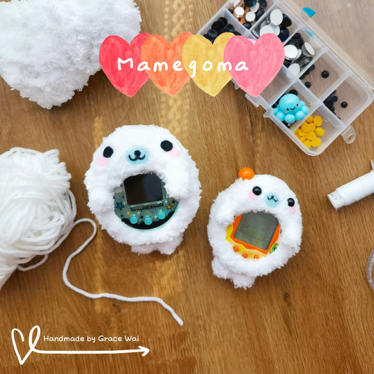 Tamagotchi Crochet cover - Mamegoma Fuzzy N Chic