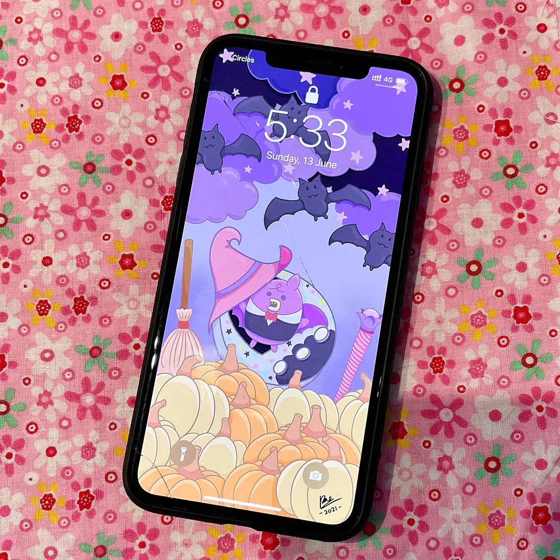 Tamagotchi Halloween Themed Printable Poster/Wallpaper (Digital Download) Fuzzy N Chic