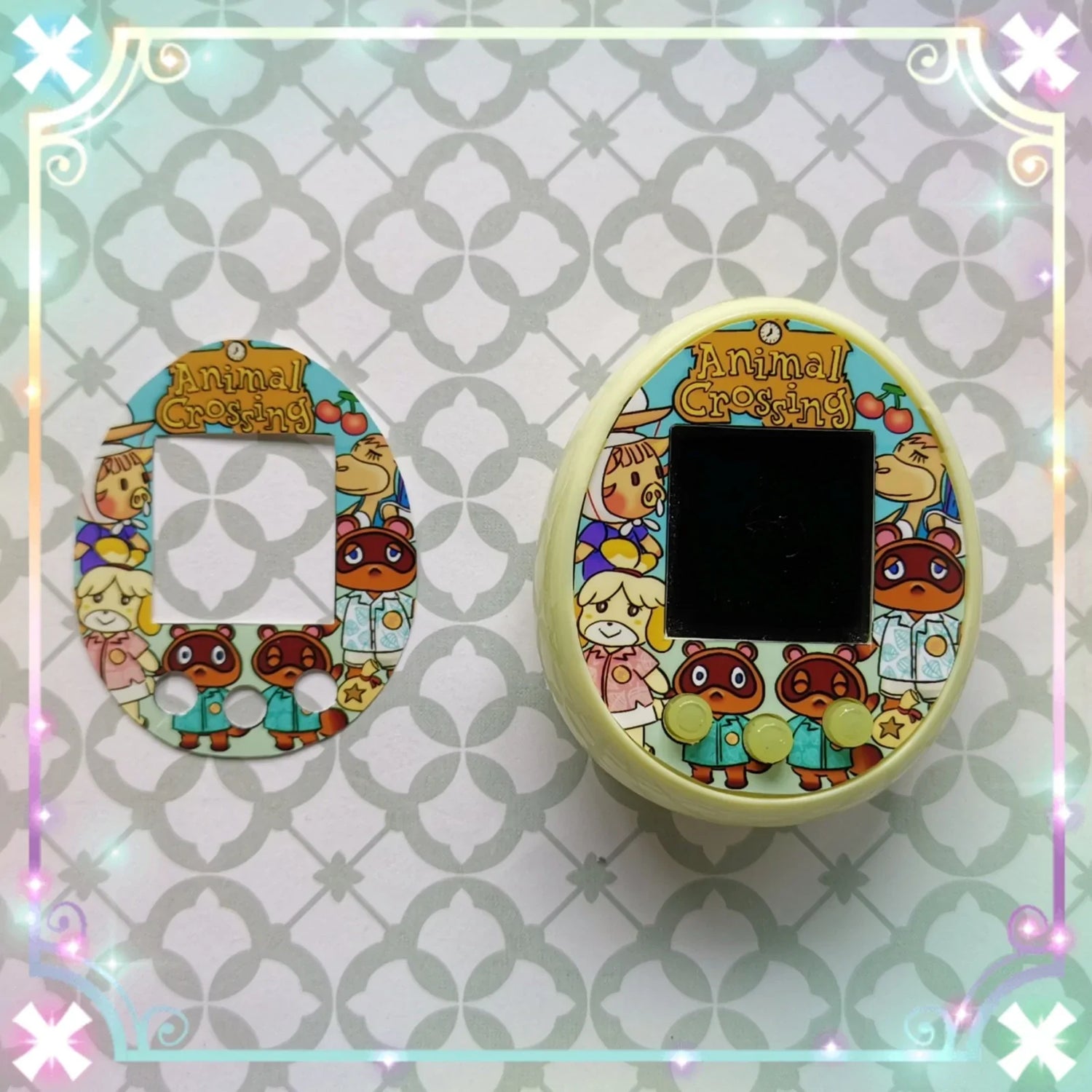 Tamagotchi Meets/On Faceplate - Animal Crossing Fuzzy N Chic