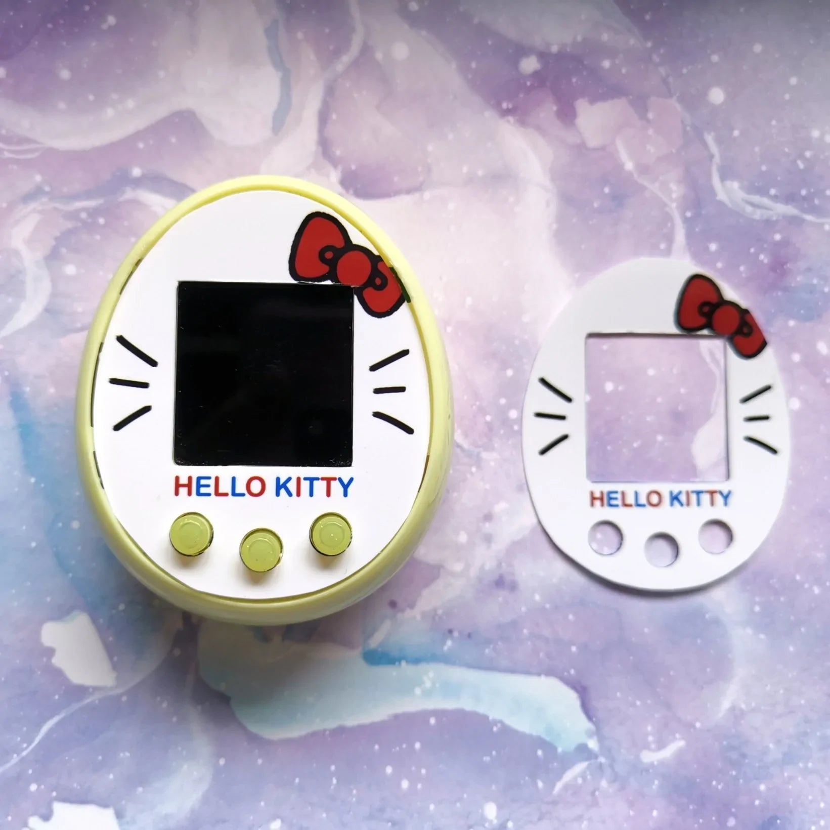 Tamagotchi Meets/On Faceplate - Hello Kitty Fuzzy N Chic