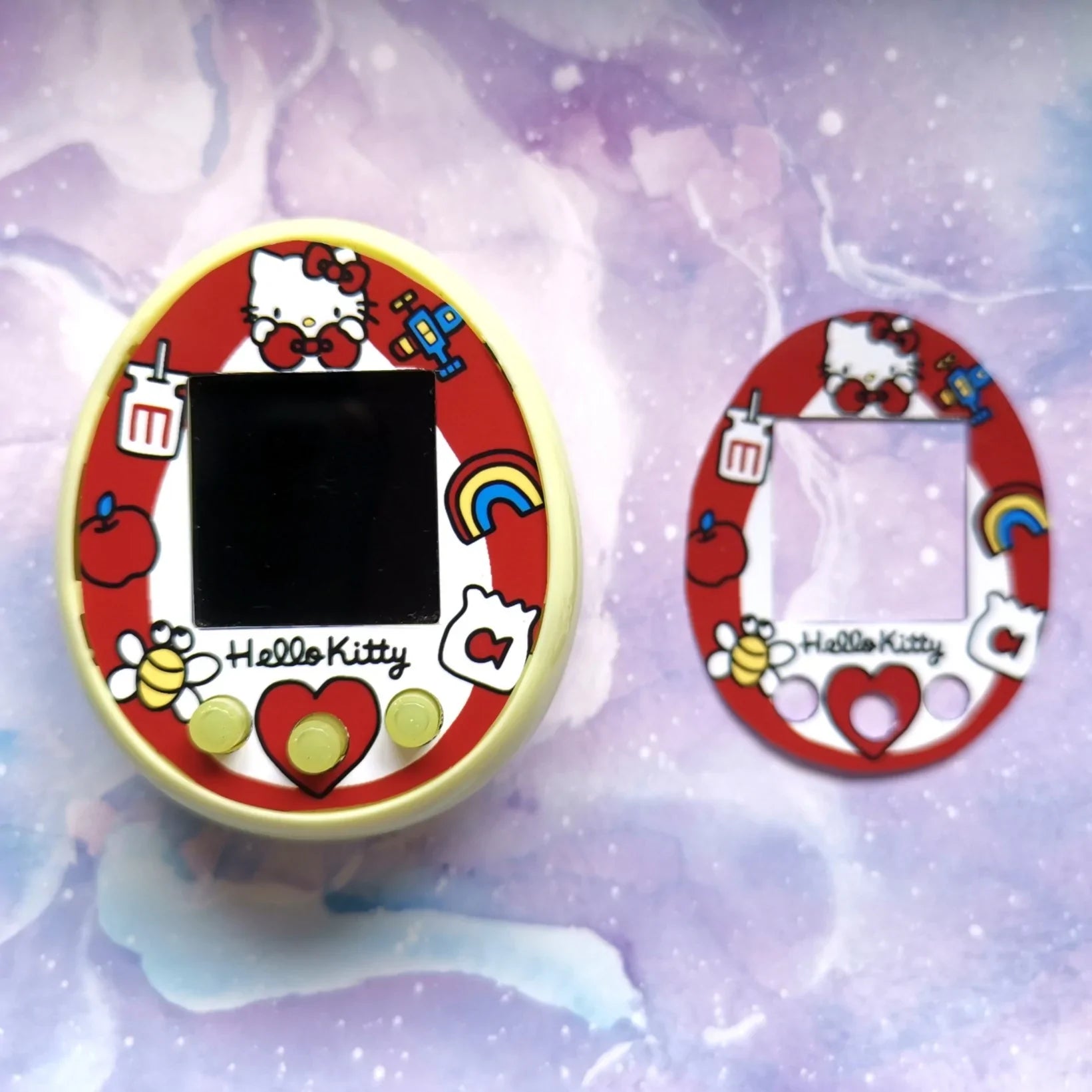 Tamagotchi Meets/On Faceplate - Hello Kitty Fuzzy N Chic