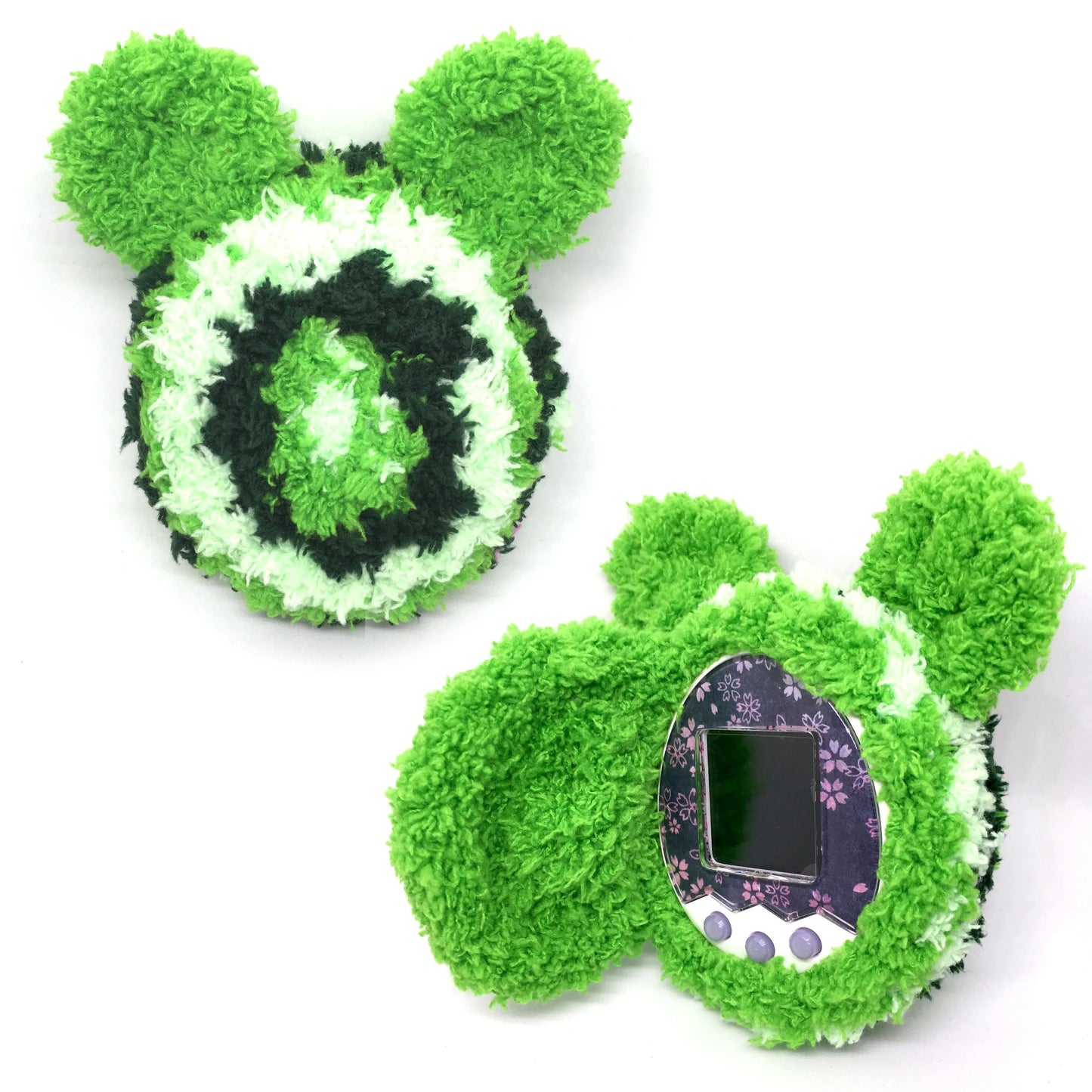 Tamagotchi Multicolor Cover with Bear Ears Fuzzy N Chic