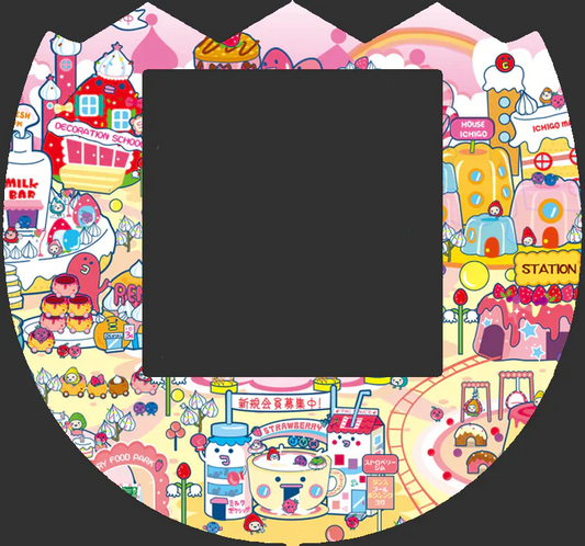 Tamagotchi Pix faceplate - Berry Town Fuzzy N Chic