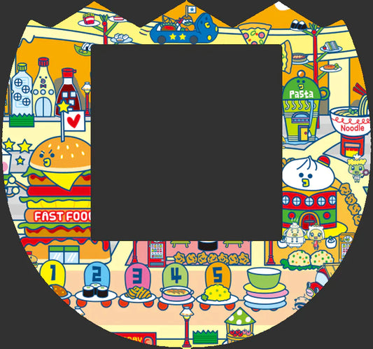 Tamagotchi Pix faceplate - Gourmet Town Fuzzy N Chic
