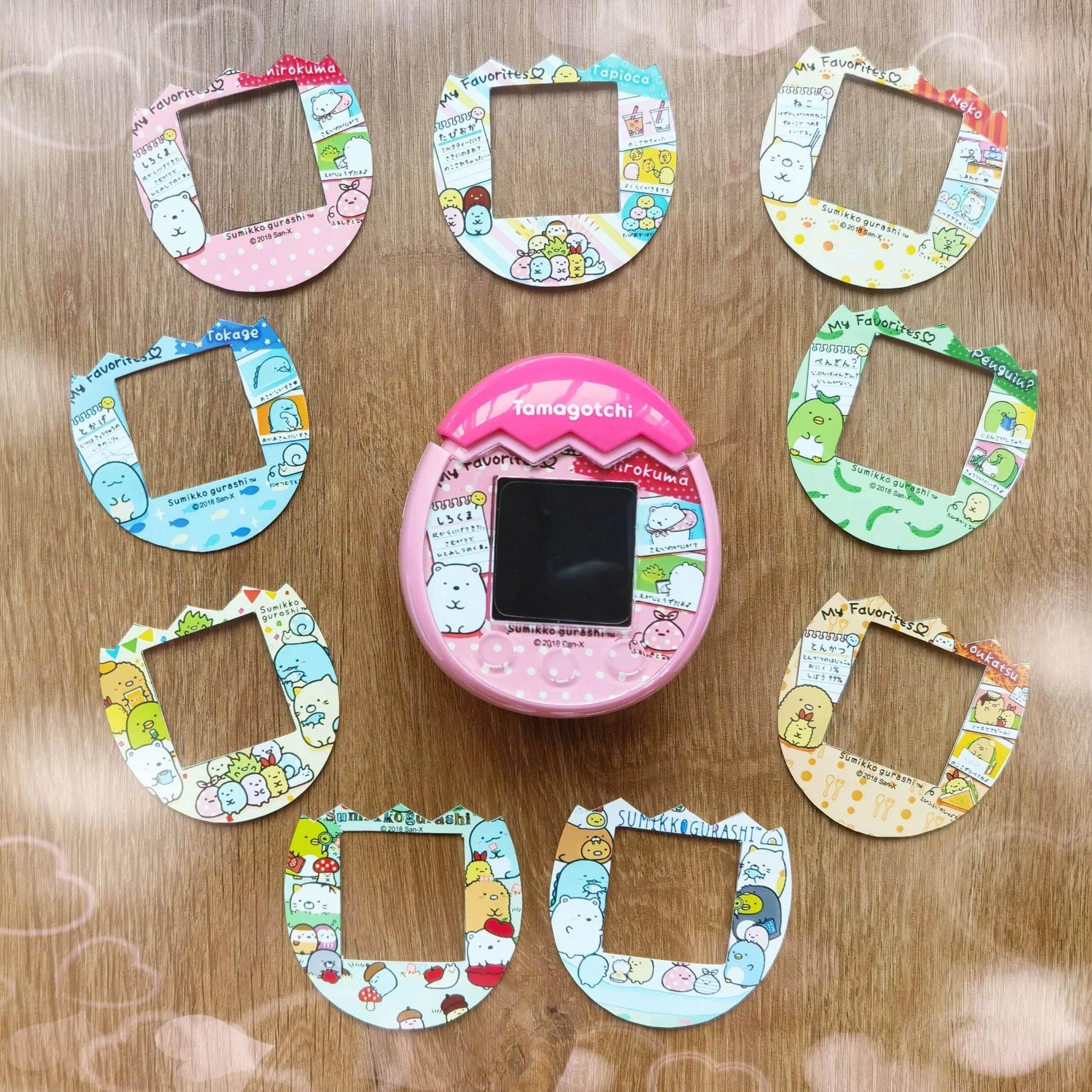 Tamagotchi Pix faceplate - Sumikko Gurashi Fuzzy N Chic