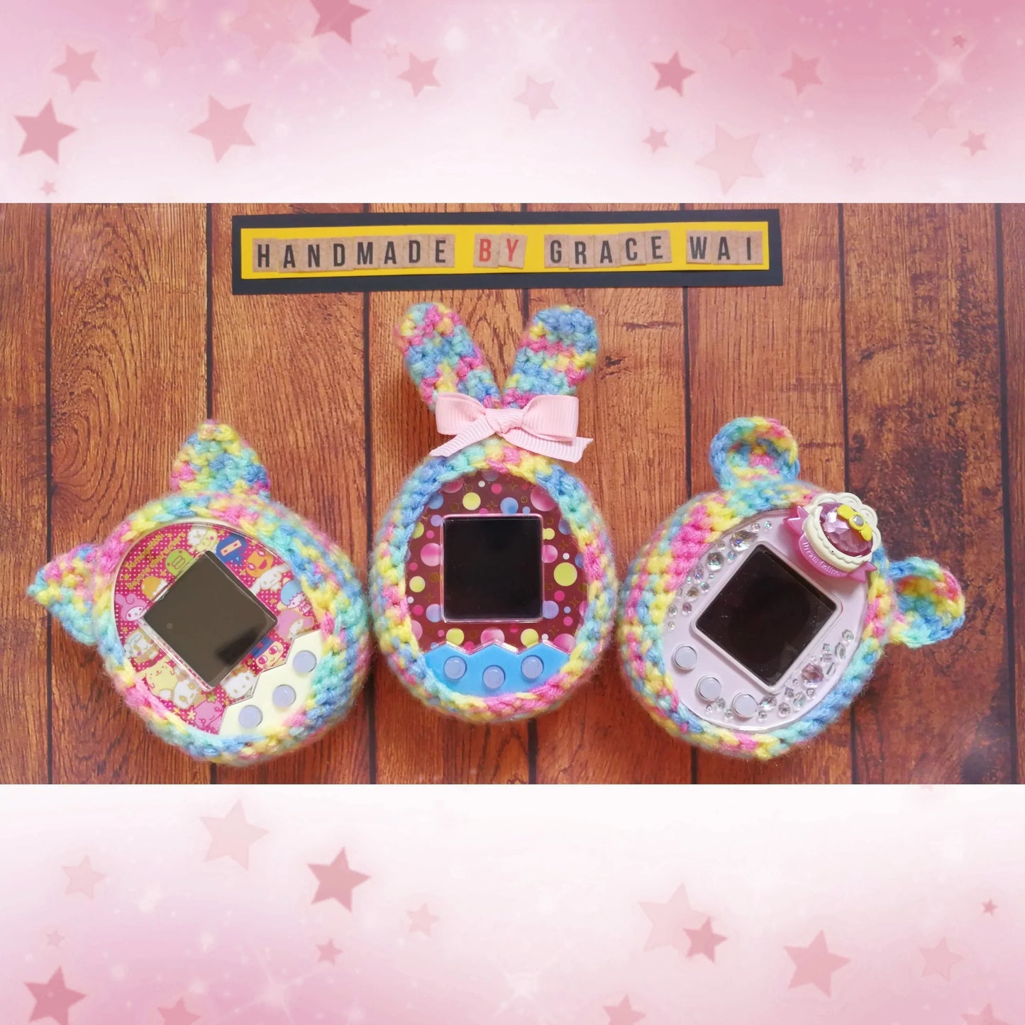 Tamagotchi Rainbow Cover Fuzzy N Chic