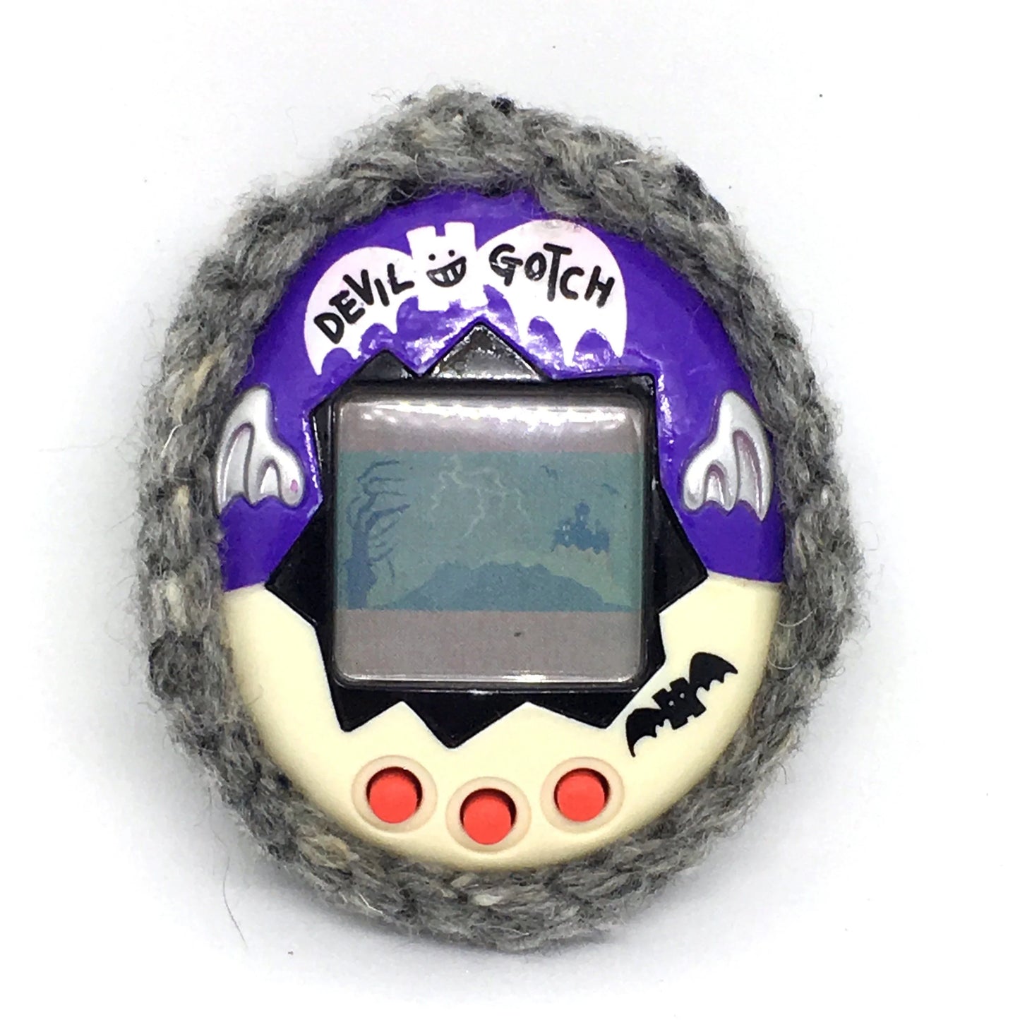 Tamagotchi Vintage, Connection / Connexion Crochet Cover Fuzzy N Chic