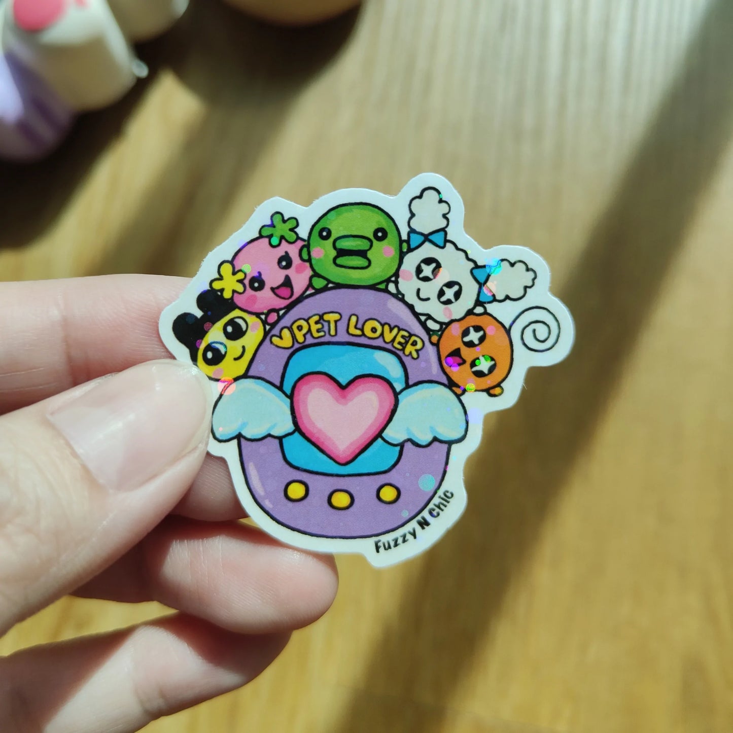 Vpet Lover Tamagotchi Stickers Fuzzy N Chic