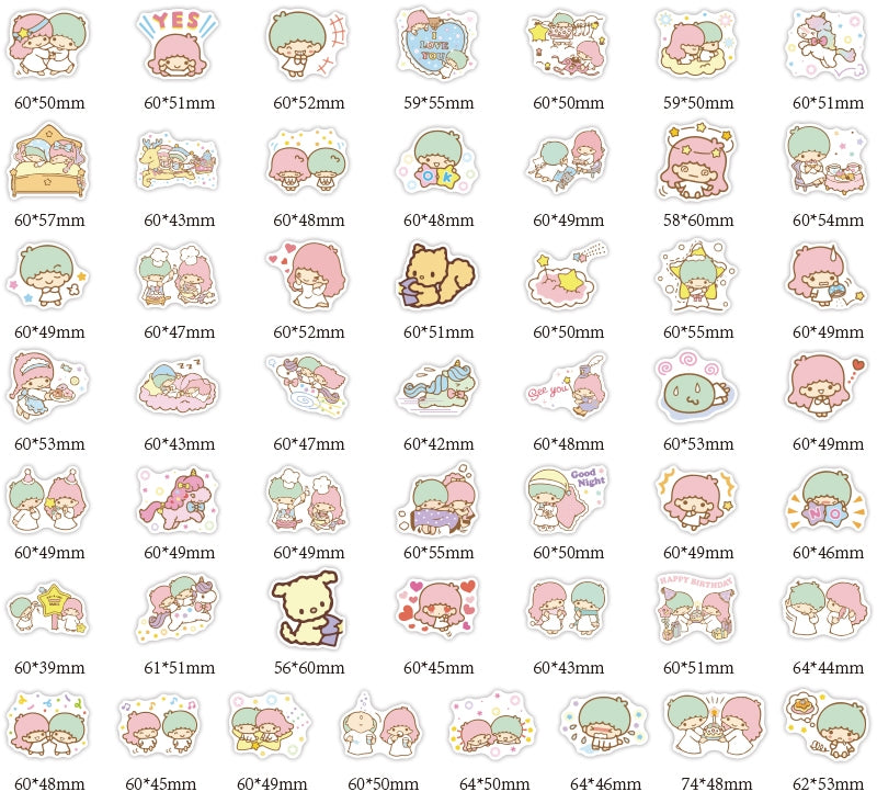 Twin Star Stickers Pack